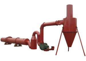 China Sand Sludge Sea Salt Single Cylinder Rotary Biomass Dryer factory