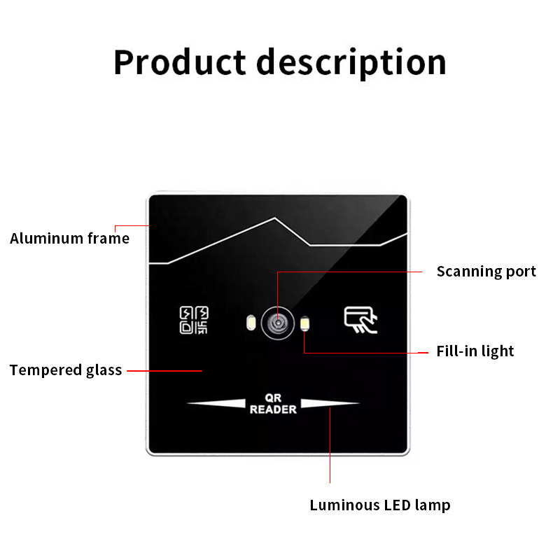 TCP IP RJ45 Network QR Code Scanner HTTP MQTT Modbus RFID QR Code System NFC 13