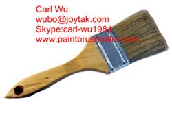 Natural pure bristle Chinese bristle synthetic mix paint brush wood handle