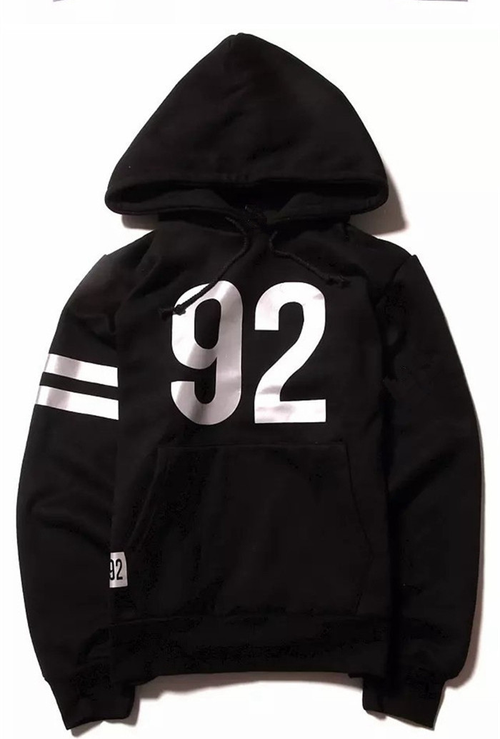 Fashion custom mens hip hop hoodies 3m reflective hoodie made in china