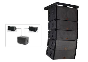 China Powered Prosound DJ Equipment 500W Mini Line Array Speaker With Black Paint factory