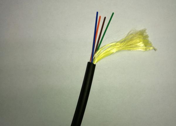 GJFJH Simple Round Aerial Indoor Fiber Optic Cable , 2 - 4 Core Fiber Optic