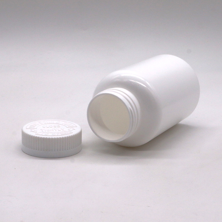300ml/10 Oz HDPE Round Plastic Capsule Bottle for Pill Capsule Tablet Medicine Supplement