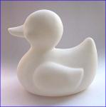large-sized DIY Vinyl White mold / White Duck Toy / DIY Platform painted Art