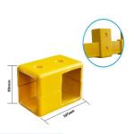 UV Resistance Fibreglass Accessories FRP Connectors For Square Tube,FRP Square