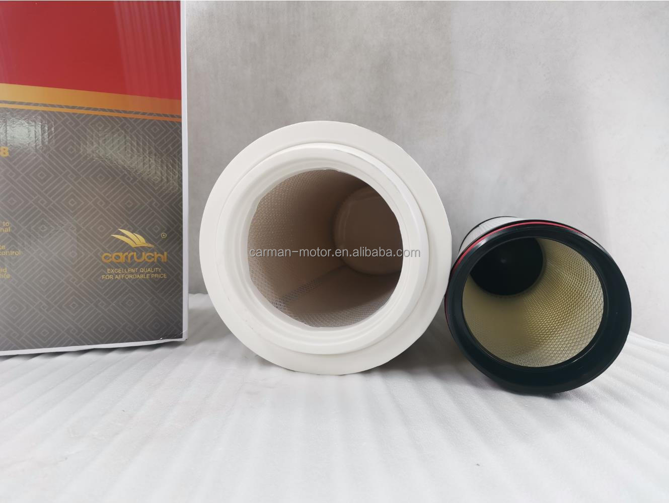 Standard Size WG9X25190062 WG9X25190061 1109060-2000 1109070-2000 PU2652 Carruchi Sinotruk Sitrak Howo Air filter Main filter