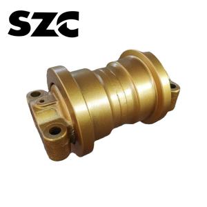 China High Strength E70 Excavator Track Roller Double Flange Track Roller factory