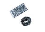 Polyester Orange Bandana Neck Gaiter , Motorbik Seamless Connect Head Scarf