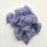 Bulish Grey PSF 12D x 51mm Dope Dyed Polyester For Acoustic Panels