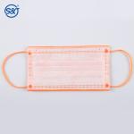 High saturation pure color protective disposable earloop 3-ply nonwoven face
