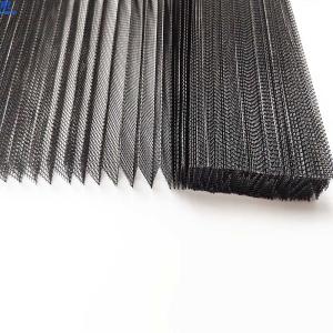 China Outdoor Plisse Insect Screen For Home Window Plisse Width 0.5-3.5m factory
