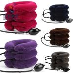 Fast shipping neck collar soft breathable flannel cervical traction inflatable