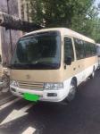100% Original Used Toyota Bus 2005 Year Gas Fuel With Luxury Leather Seats