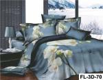 3D Reactive Printed Sheet Set Cotton Bedding Set