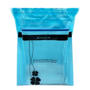 China 25*30cm Disposable Garbage Bag With Self Adhesive Sticker factory