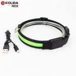 Factory Supply Neck Designs Light Strip Leather Dog Collar
