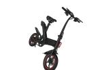 Small Folding Electric Assist Bike , Ergonomics Design Lightest Electric Folding