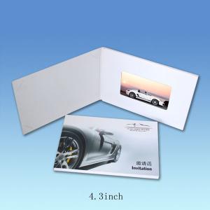 China 10 Inch Video Birthday Cards Motion Sensor Or Light Sensor With 2GB Memory factory