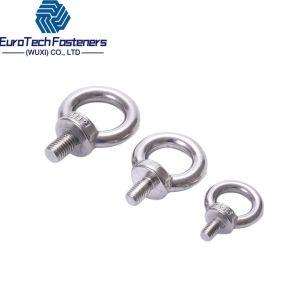 Lifting Eye Bolt M12 Din 580 Eye Bolt Stainless Steel Nut Din 580 M10 M20 M24