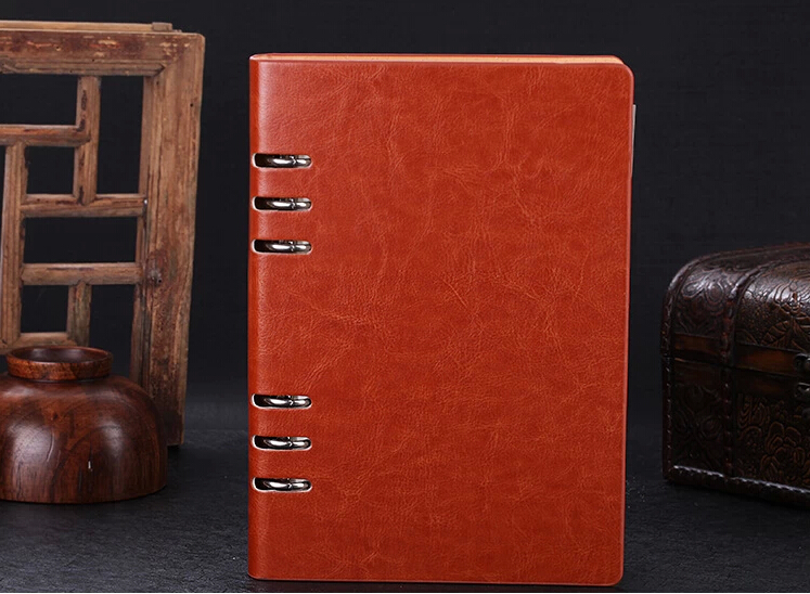 Business gift - Manufacture loose-leaf notebooks 6 ring binder leather agenda LN-005