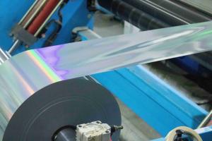 China Anti Scratch Transparent Holographic Film , Laser Holographic Transparent Sheet factory
