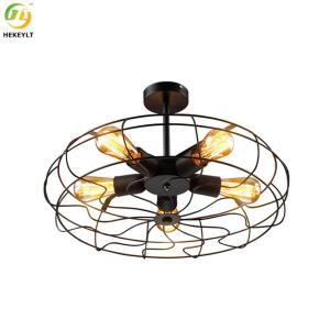 China Round Iron Rust Nordic Pendant Light With E26 Bulb Base 120 Watt factory