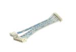 UL2468 Custom Wire Harness Cable White Blue Cable Assembly EHR / XHP For Printer