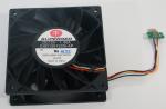 DC24V PBT Vehicle Cooling Fan , 23dB Noise Level 0.77A Automotive Cooling Fan