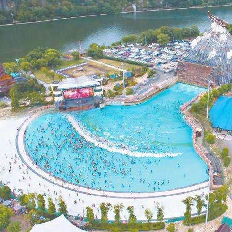 Theme Water Park Equipment Swimming Wave Pool Machine