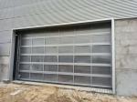 40mm UV Proof Vertical Lift Modern sectional overhead full view Aluminum