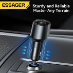 ESSAGER F755 Series 120W Cigarette Lighter USB-A USB-C Car Charger Port