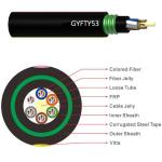 Loose Tube GYFTY53 Direct Burial Armored Fibre Optic Cable Underground 30F 36F