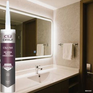 Anti Mildew Neutral Silicone Sealant One Component RTV For Humid Areas