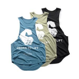 China Personalized Mens Workout Tank Tops Bodybuilding Wear XS-4XL Size factory