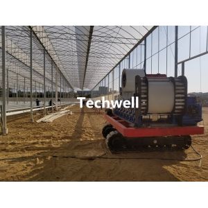 China PLC Control Seamless Gutter Machine  With Manaul Decoiler on sale