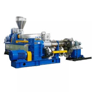 China Plastic Pelletizer Single Twin Screw Double Stage Extruder ABS PA PP POM High Capacity factory