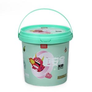 China Reusable Ice Cream Cup with Lid and Handle Food Packaging Custom Logo Printed PP Plastic factory