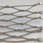 2.0mm Black Flexible Stainless Steel Cable Mesh Anti Corrosive Anti Rust For