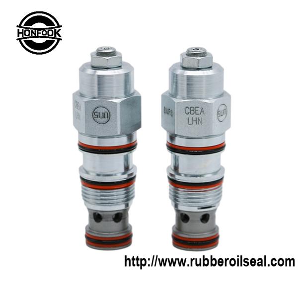 Safety Hydraulic Threaded Cartridge Valve Temperature Controlled Self Operated