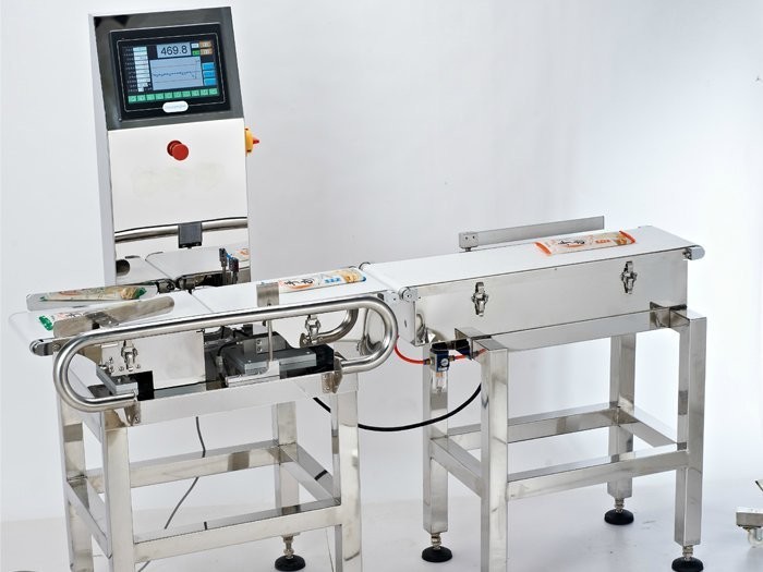 High Accuracy Conveyor Weight Checker / Dynamic Checkweigher For Packages