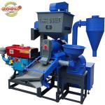 DONGYA AGRO Combined Commercial Water Cooled diesel Type Rice Mill Machine 650kg