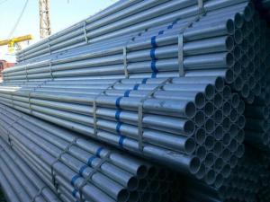 China ASTM A500 MS ERW Hollow Steel Pipe GI A36 A53 Hot Dip Galvanized factory