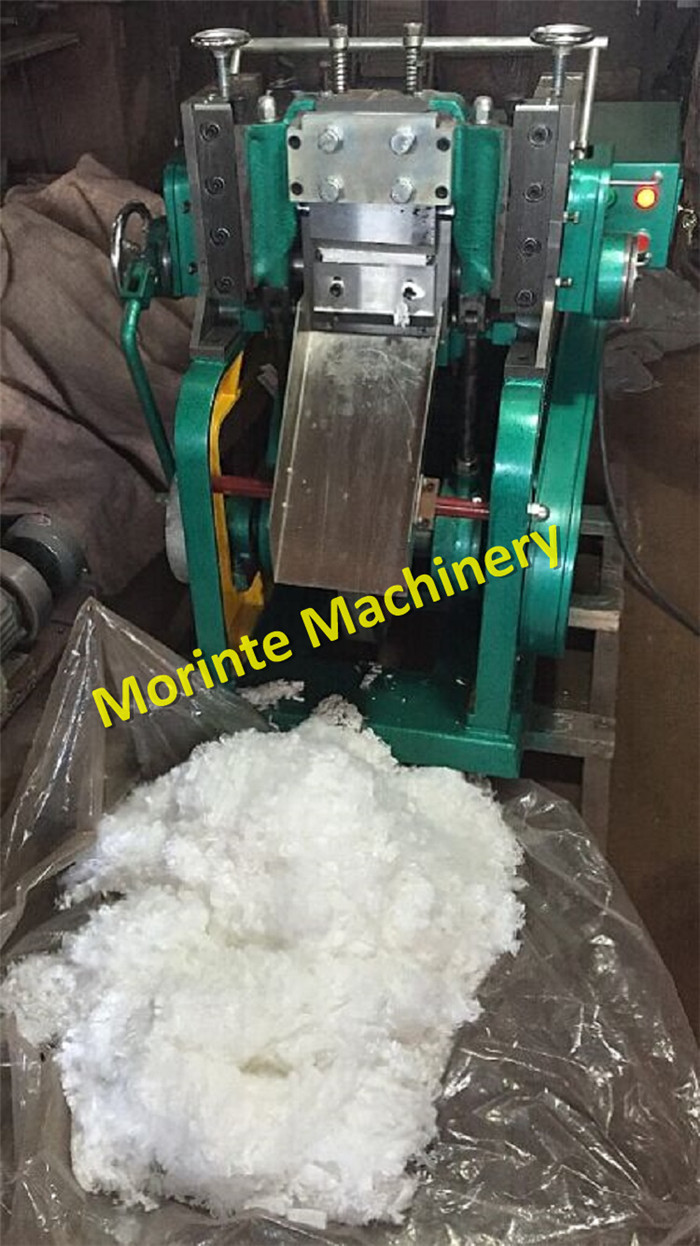 Polyester/nylon/viscose tow carbon fiber/glass fiber cutting machine flock aramid chopping