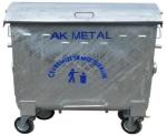 outdoor steel garbage bin Galvanized sheet waste bin
