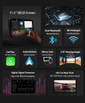 Advanced 11.5inch QELD Screen 2Din Car Stereo System Navigation Carplay