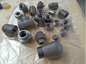 China Hot Dipped Galvanized Fitting ASME B16.11 ASTM A105 Elbow Cap Tee 3000LB factory