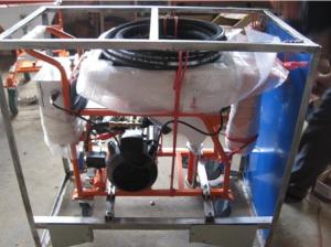 China Cement Mortar Spraying Machine Coating Thickness 0.2cm - 5cm factory
