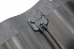 Orange Golden Grey Black Red Curved Solar Roof Tiles 6.69V Open Circuit Voltage