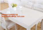 DIY Round PVC Table Cover Protector Desk Mat Table Cloth Pvc Transparent