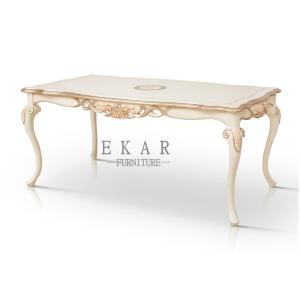 China New Design Wholesale Classic 8 Chairs Italian Dining Table factory